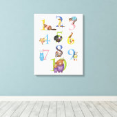 10 Schottische Tiere, Leinwand (Insitu (Holzboden))