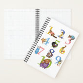 10 schottische Tiere Spiralheft Notizblock (Innen)