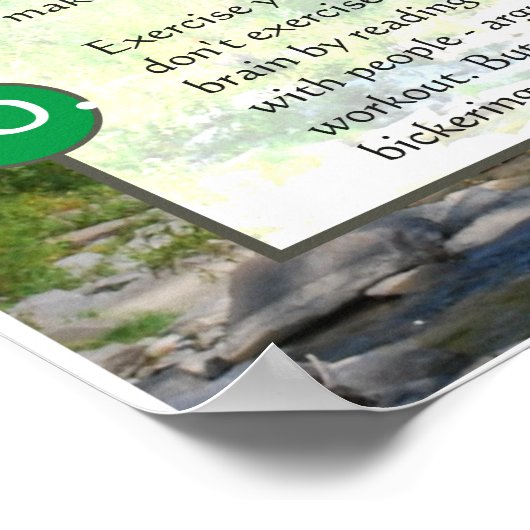 10 Schritte zur Förderung Ihrer Kreativität Poster (Ecke)