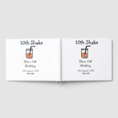 10. Shake 10. Geburtstag Milchshake-Schreiber Gästebuch (Voll)
