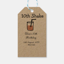 10. Shake 10. Geburtstag Milchshake-Schreiber