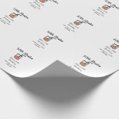 10. Shake 10. Geburtstag Milchshake-Schreiber Geschenkpapier (Ecke)