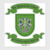 10. Special Forces Group (Im Flugzeug) 10. SFG Aufkleber (Blatt)