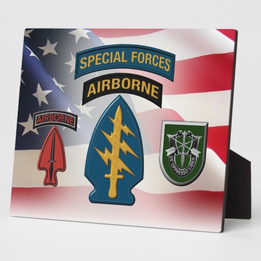 10. Special Forces Group (IM FLUGZEUG) Fotoplatte (Seite)