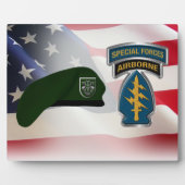 10. Special Forces Group (IM FLUGZEUG) Fotoplatte (Vorderseite)