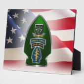 10. Special Forces Group (IM FLUGZEUG) Plaque Fotoplatte (Seite)