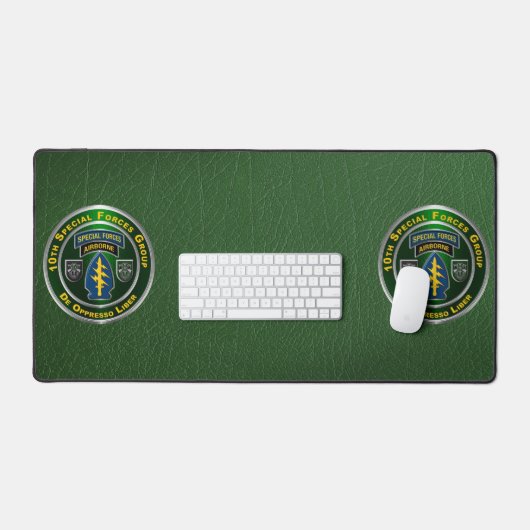10. Special Forces Group Im Flugzeug Schreibtischunterlage (Tastatur & Maus)