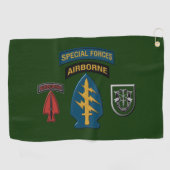 10. Special Forces Group Patch & Insignien Golfhandtuch (Horizontal)