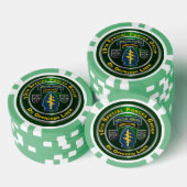 10. Special Forces Group Pokerchips (Stapel)