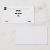 10. Spezialeinheiten Gruppenvets Flash Visitenkart Visitenkarte (Vorne/Hinten)