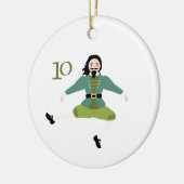 10 Sprengschnüre Keramik Ornament (Links)