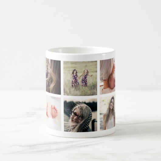 10 Square FotoCollage Kaffeetasse (Mittel)