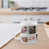 10 Square FotoCollage Kaffeetasse