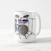 10 Stück-Trommel-Ausrüstung: Blaue Steigung: Kaffeetasse (VorderseiteRechts)