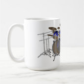 10 Stück-Trommel-Ausrüstung: Blaue Steigung: Kaffeetasse (Links)