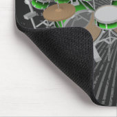 10 Stück-Trommel-Ausrüstung: Grüne Steigung: Mousepad (Ecke)