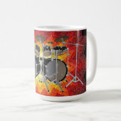 10 Stück-Trommel-Ausrüstung u. Grafiken: Kaffeetasse (VorderseiteRechts)