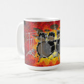 10 Stück-Trommel-Ausrüstung u. Grafiken: Kaffeetasse (Vorderseite Links)