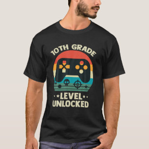 10. Stufe Entsperrtes Videospiel Lover T-Shirt