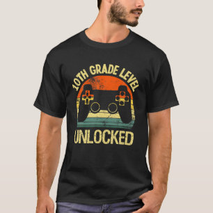 10. Stufe frei für das Video-Spiel der Schule T-Shirt