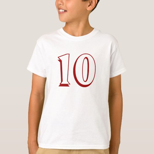 10 T-Shirt (Vorderseite)