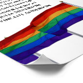 10 Tabelle Gay Pride Hochzeitsrabatt Poster (Ecke)