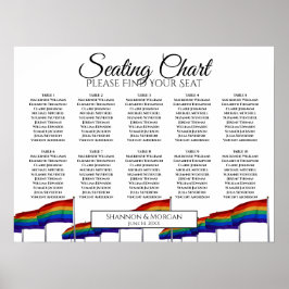 10 Tabelle Gay Pride Hochzeitsrabatt Poster