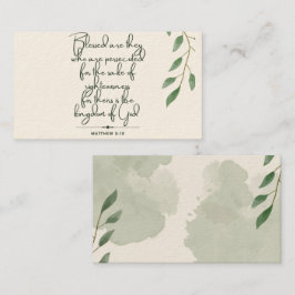 10 Tage der Verse Cards der Schrift | Matthew 5:10 Telefonnummerkarte