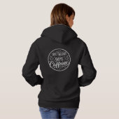 10% Talent 90% Koffein Hoodie (Schwarz voll)