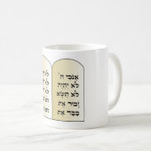 10 TASSE DER ANTRÄGE IN HEBREW (VorderseiteRechts)