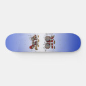 10-teiliges Drum-Kit: 3D-Modell: Benutzerdefiniert Skateboard (Horizontal)