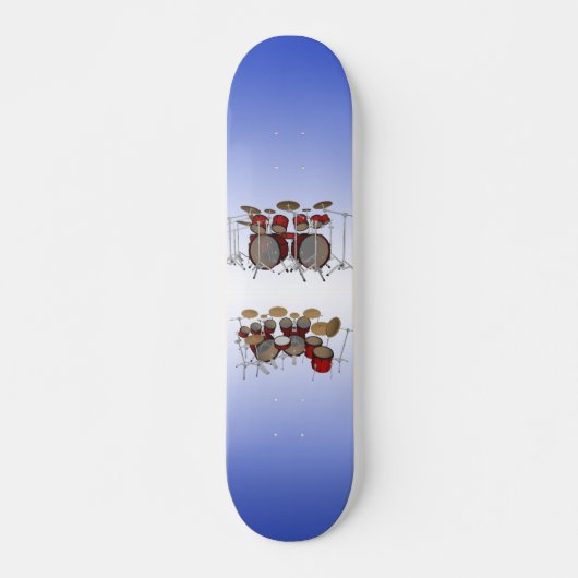 10-teiliges Drum-Kit: 3D-Modell: Benutzerdefiniert Skateboard (Vorne)