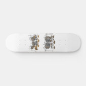 10-teiliges Drum-Kit: 3D-Modell: Benutzerdefiniert Skateboard (Horizontal)