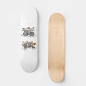 10-teiliges Drum-Kit: 3D-Modell: Benutzerdefiniert Skateboard (Vorderseite)