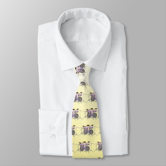 10-teiliges Trommelkit: 3D-Modell: Custom Necktie Krawatte (Gebunden)