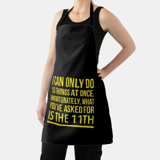 10 things at once funny schürze (InSitu)