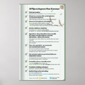10 Tipps zur Verbesserung Ihrer Grammatik Poster (Vorne)