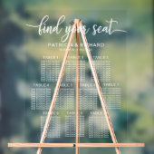 10 Tische für Hochzeiten Acrylschild (Neutral)