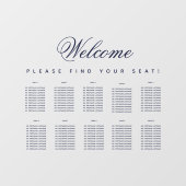 10 Übersicht über die blaue, transparente Sitzfläc Fensteraufkleber (Blatt)