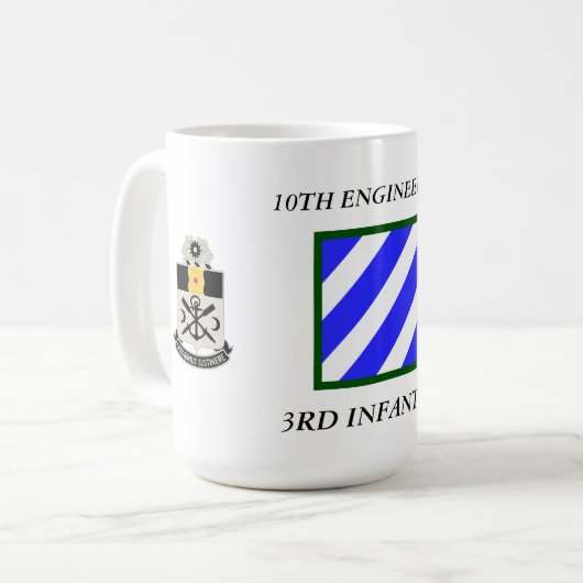 10. UNTERTEILUNG "INFANTRIE" DER BN 3. KAFFEETASSE (Vorderseite Links)