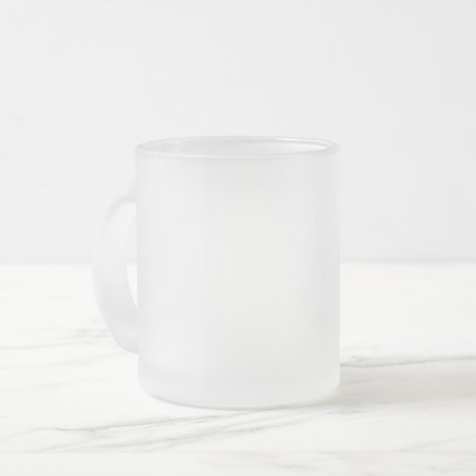 10 Unze mattiert Tasse-Hallo das Haus Mattglastasse (Vorderseite Links)