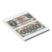 10 US-Dollar Banknotensilberzertifikat 1878 Notizblock (angewinkelt)