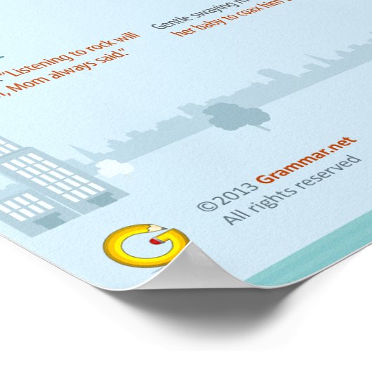 10 Verwirrende Homonyme: Teil II Poster (Ecke)