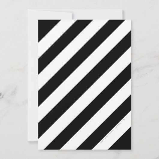 10. WEDDING ANNIVERSARY Klasse stilvolle Gold schw Einladung (Rückseite)