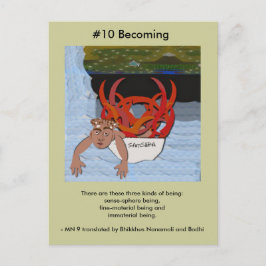 #10 Werden - vom abhängigen Aufkommen Postkarte