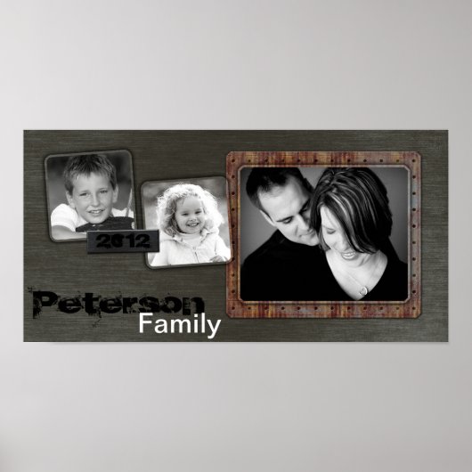 10"x20" 3-Steckermontage-Mauerstreifen Poster (Vorne)