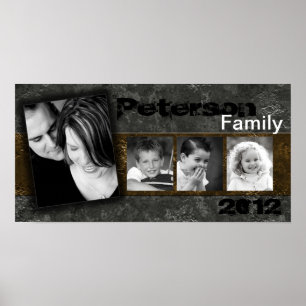 10"x20" 4-Slot-Familienkollage-Montage infiziert Poster