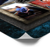10"x20" 6 Slot SENIOR Collage Montage Wrot Eisen Poster (Ecke)