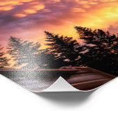 10" x8" Foto drucken || Trailer Sunset (Ecke)