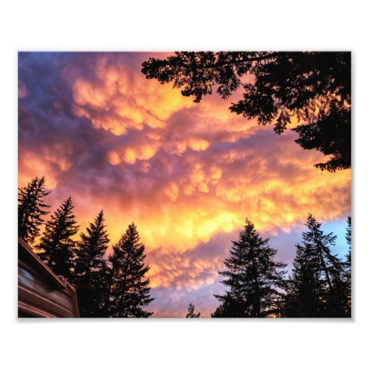 10" x8" Foto drucken || Trailer Sunset (Vorne)